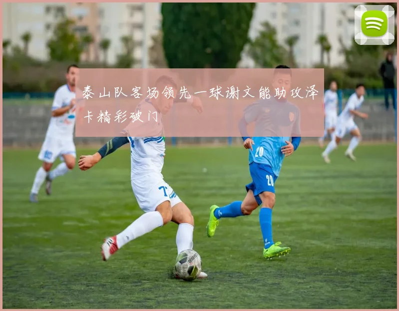 泰山队客场领先一球谢文能助攻泽卡精彩破门